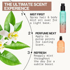 Pacifica Beach Day Hair Mist Perfume & Full Body Spray for Women - Body Mist Fragrance w/Bergamot, Orange Flower, Sandalwood, Amber, Musk & Suede Leather – Clean Beauty Alcohol-Free, Vegan 5 oz