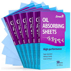 Premium Oil Absorbing Sheets for Face - 6 Oily Skin