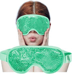 Cooling eye mask with gel