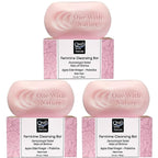 One With Nature Feminine Cleansing Bar, Petal Fresh, Probiotics, Apple Cider Vinegar, Omega Fatty Acids, Oatmeal, Pure, Gentle Cleansing Bar for Sensitive Skin, Face, Body, 3.5 Oz (Pack of 3)