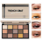 Boobeen 15 Colors Eyeshadow Palette, Highly Pigmented Matte and Shimmer Eye Shadow (with smudger), Soft Powder Eye Makeup Palette for Women and Girls, Create Flawless Glam Eye Looks