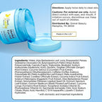 Eye Cream for Dark Circles, Anti-Aging Herbal Eye Gel with Hyaluronic Acid, Caffeine, Coffee, and Shea - Best for Puffiness, Wrinkles, and Fine Lines