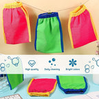 6 pcs exfoliating washcloth, korean