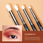 Jessup Eye Makeup Brushes Set Professional Blending Brush for Makeup Eyeshadow 13pcs Premium Synthetic Blender Brush Makeup Black T338