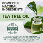 Tea Tree Oil Shampoo MaxTherapy, Itchy Scalp Relief, Refreshes & Cleanses Dandruff & Buildup, Clarifying for Oily Hair, Women & Men, 16 fl oz