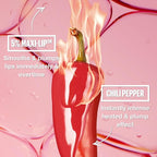 MAYBELLINE Lifter Gloss Lifter Plump, Plumping Lip Gloss with Chili Pepper and 5% Maxi-Lip, Red Flag, Sheer Red, 1 Count
