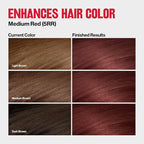 Revlon ColorSilk Tone + Gloss + Care Demi Permanent Hair Color, Dye Kit with Leave-In Scalp and Haircare Serum, 2x Shinier, 4x Stronger, 5RR Medium Red, 4.5 fl oz