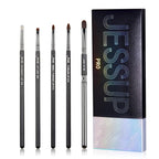 Jessup Lip Brush Set, Professional Lip Makeup Brushes for Lipstick Streak-Free Contour Define and Accentuate, Premium Synthetic Hair, 5pcs T325