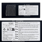 Jessup Eyeshadow Brush Set, 10Pcs Eye Makeup Brushes Professional for Blending Eye Shadow Liner Crease, Duo-end Brow Brush, Elegant Black T337