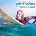 Moisturizing SPF 44 Lip Balm - Spf Lip Balm with Vitamin E | Broad Spectrum | Moisturizing | Vegan | Water Resistant Vanilla Flavor | 0.15 oz | 3 Pack