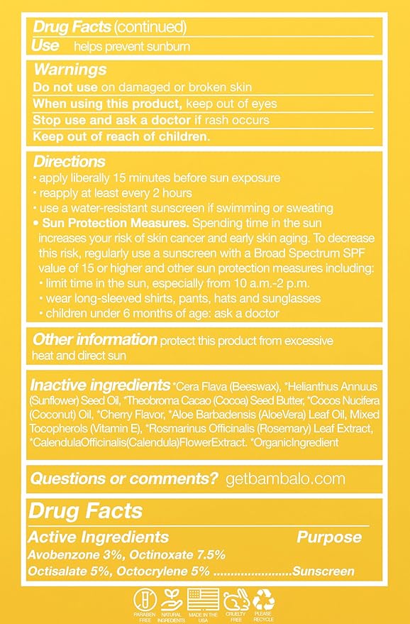 4-Pack Cherry SPF 15 Lip Balm