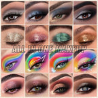 UCANBE Eyeshadow Palette with 15 Brushes Makeup Sets, Pigmented