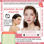 Blush Cream for Cheeks,Face Matte Contour Blush Makeup,Buildable Shimmer Facial Cheek Blusher Shades,Blendable Cosmetic Makeup Blush 02