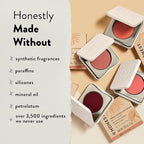 Honest Beauty 2-in-1 Creme Cheek Blush + Lip Color | EWG Verified, Vegan + Cruelty Free | Fire Coral, .1 oz