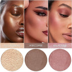 3 Pcs MEDIUM-DEEP Contour Stick Set,Cream Blush & Highlighter Bronzer Pen,Long Lasting & Smooth Natural Face Contouring Illuminator,Professional Makeup Kit for All Skin