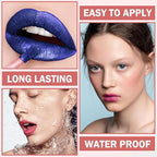 AWCCXMYM 5 Colors Lip Stain Peel Off Lip Tint Stain Velvet Matte Nude Lipstick Shine Long Lasting Waterproof Non Stick Cup Non Fade Liquid Lipstick Set For Seductive Charm