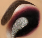 Glitter Eyeshadow Palette, Pressed Pigmented Mineral Ultra Eyeshadow Palette, Long Lasting, Quick Drying, Loose Glitter Glue for Eye Crystals Makeup