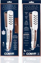 Conair Double Ceramic Flat Iron, 1 1/2-inch Wet-to-Dry Hair Straightener