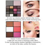 Professional Makeup Palette Set, 36 Colors Eyeshadow +