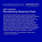 Andalou Naturals DEEP HYDRATION Revitalizing Sleeping Mask