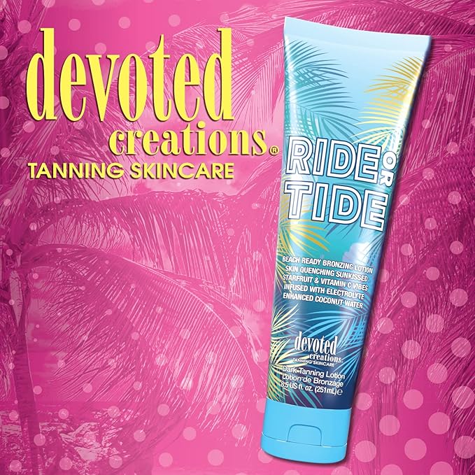 Ride or Tide - Beach Ready Bronzing Lotion with Enhanced Coconut Water