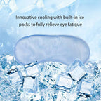 Cooling Eye Mask for Sleeping, Cute Alien Plush Sleep Eye Mask with Adjustable Strap and Built-in ice Pack for Kids & Adults, Cold Under Eye Mask for Travel, Meditation, Relaxation, and Sleep