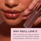 Women's Forget The Filler Lip Plumper Line Gloss, Maple Sugar, Brown, 0.11 Fl Oz (Pack of 1)