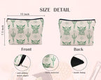Western green makeup bag,western gifts
