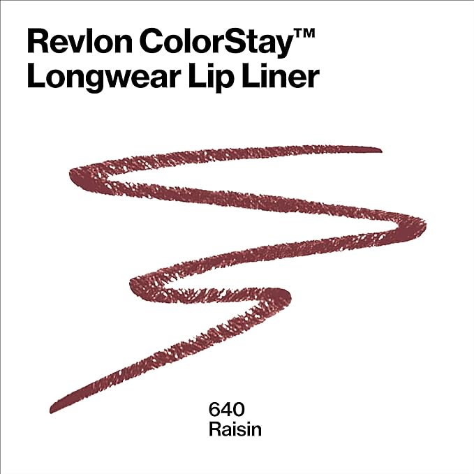 REVLON Lip Liner, Colorstay Lip Makeup with Built-in-Sharpener, Lip 01 oz