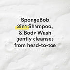 Suave Kids 3-in-1 Spongebob, Tear Free, Body Wash, Shampoo and Conditioners, Dermatologist Tested, 28 Oz Pack of 4