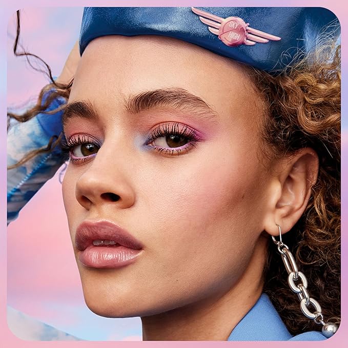 Maybelline Lash Sensational Sky High Washable Mascara, Volumizing, Lengthening, Defining, Curling, Multiplying, Buildable Mascara Make Up Formula, Blue Mist, 1 Count