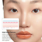 ENTROPY Makeup 2-in-1 Charm Shiny Glowy Lip & Cheek Gloss Tint Keychain, High Pigment Glossy Lip Color & Plumping Gloss, C5 Amber Charm