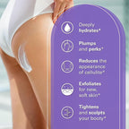 Moisturizing Butt Mask for Women - Butt Firming Mask and Caffeine Cellulite Cream for Thighs and Buttocks with Collagen - Clarifying Butt Firming Cream for Cellulite KP and Dry Skin by M3 Naturals