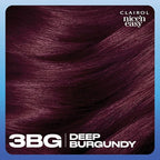 Clairol Nice'n Easy Permanent Hair Dye, 3BG Deep Burgundy Hair Color, Pack of 1