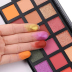 Matte Eyeshadow Palette, Nude Eyeshadow Palette Makeup Set, Matte Shimmer High Pigmented Blending Powder Velvet Texture Eye Shadow Kit