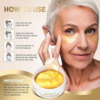 VELAMO ADVANCED Under Eye Patches: 24K Gold Under Eye Mask for Puffy - Retinol Patchology Eye Patches for Wrinkles and Dark Circles Puffiness- Collagen Under Eye Bags Treatment for Women Men 60 Pcs