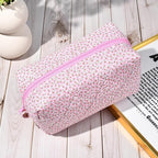 Soidram quilted makeup bag floral