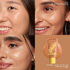 NYX PROFESSIONAL MAKEUP Buttermelt Glaze Soft Glow Skin Tint + SPF 30, Up To 12HR Wear, 03 Cashew Butta