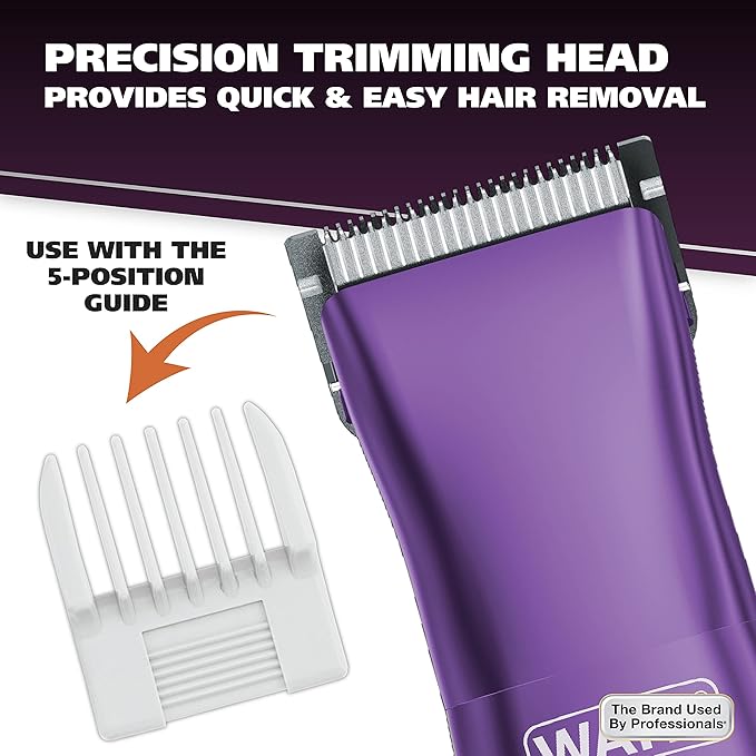 Wahl Pure Confidence Rechargeable Electric Trimmer, Shaver, & Detailer for Smooth Shaving & Trimming of The Face, Underarm, Eyebrows, & Bikini Areas – Model 9865-100