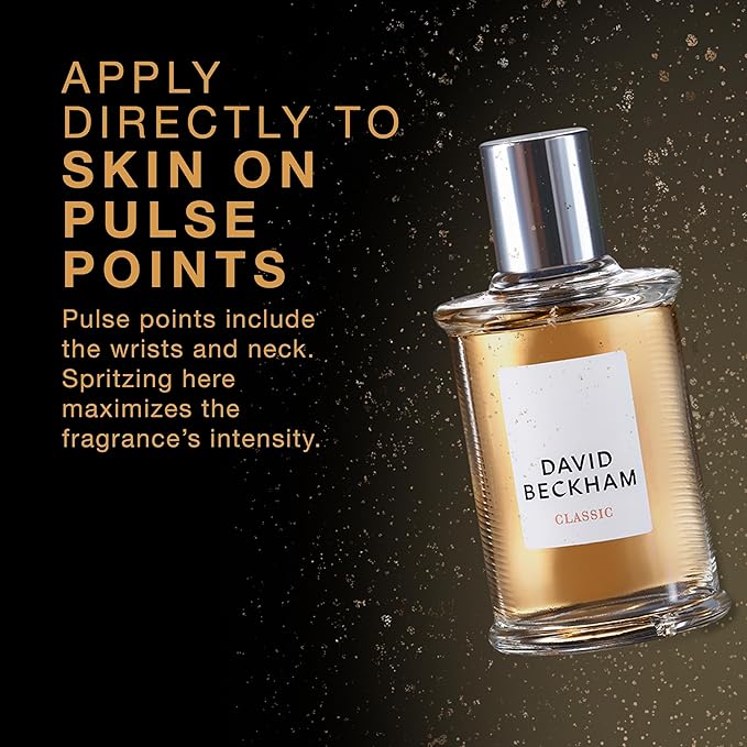 David Beckham Classic Eau de Toilette + Shower Gel Gift Set, Notes of Grapefruit, Cashmere Wood, and Musk, Men's Fragrance, Long Lasting, Everyday Fragrance