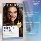Clairol Nice'n Easy Permanent Hair Dye, 8A Medium Ash Blonde Hair Color, Pack of 3
