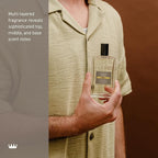 Cremo Cologne for Men - Vintage Suede Mens Cologne Spray- A Combination of White Moss, Rich Amber, and Smooth Suede, Fragrances For Men, 3.4 Fl Oz