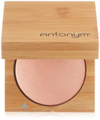 Antonym Cosmetics Baked Blush for Cheeks Face Powder Makeup Wrinkle Defying Minimize Fine Lines Pores Mattifying Highlighting Tan Contour (Crush)