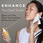 CLEAN SKIN CLUB Pineapple Glow Mist | Hyaluronic Acid + Peptides | Papaya + Coconut Extracts | Hydrating & Fortifying Face Spray | Vegan & Cruelty Free