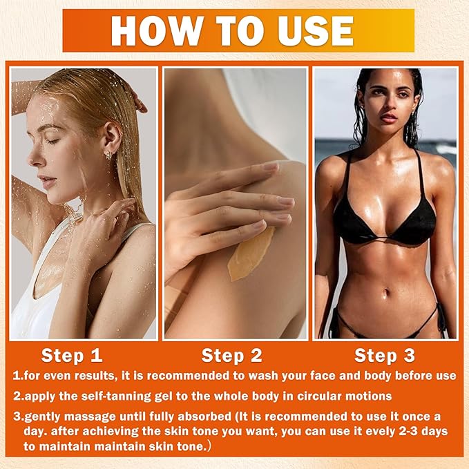 Tanning Gel Natural Tanning Accelerator