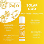 Green Goo Natural Skin Care Salve, Solar Goo, 30 SPF Sunscreen, 0.6-Ounce Stick, 3-Pack