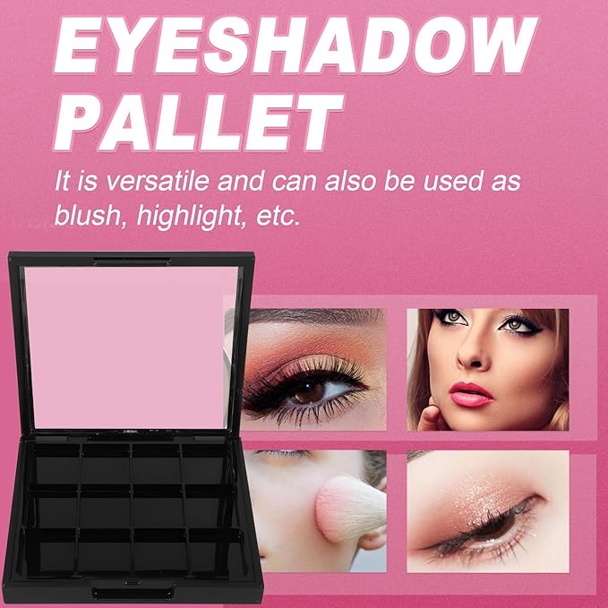 Beaupretty Empty Lip Palette Eyeshadow Makeup Palette Empty