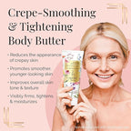 NAKERY Body Butter Anti Aging Moisturizer - Body Cream Skin Tightening Cream &Neck Firming Cream, Moisturizing Cream & Neck Tightening Cream for Body & Face Cream for Dry Skin 300ml(Blushing Blossoms)