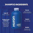 Huron Hair Duo | Nourishing Shampoo & Conditioner Set for Men | Cleanse, Strengthen & Hydrate | Sulfate-Free, Paraben-Free, Vegan | Designed for Daily Use on All Hair Types (2 Pack)