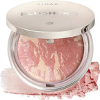 Baked PRO Blush. Brighten Lighting Highly Glow Marbleized Blush. Lightweight Shimmery Satin Face Makeup. Cruelty-Free. Shape, Contour & Highlight Face (B2)